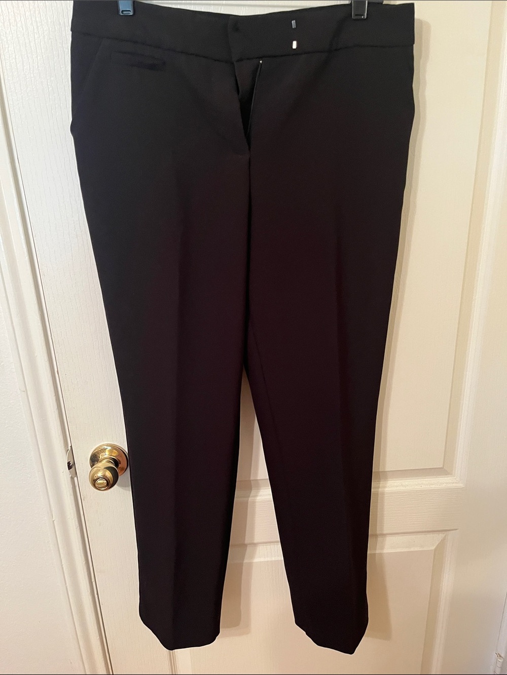 Investments Black Straight Tailored Trousers